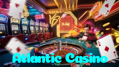 Atlantic Casino casino presented on mobile device in Pakistan with slots and live games